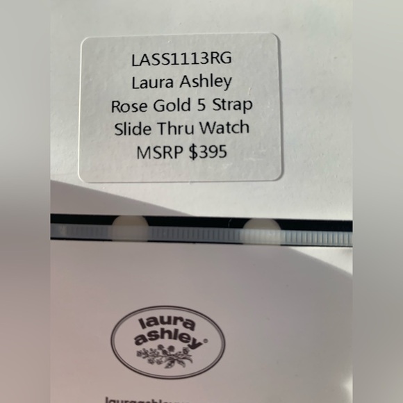 NWT Laura Ashley Women\'s Watch with Interchangeable Straps